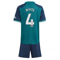 Camisa de time de futebol Arsenal Ben White #4 Replicas 3º Equipamento Infantil 2023-24 Manga Curta (+ Calças curtas)